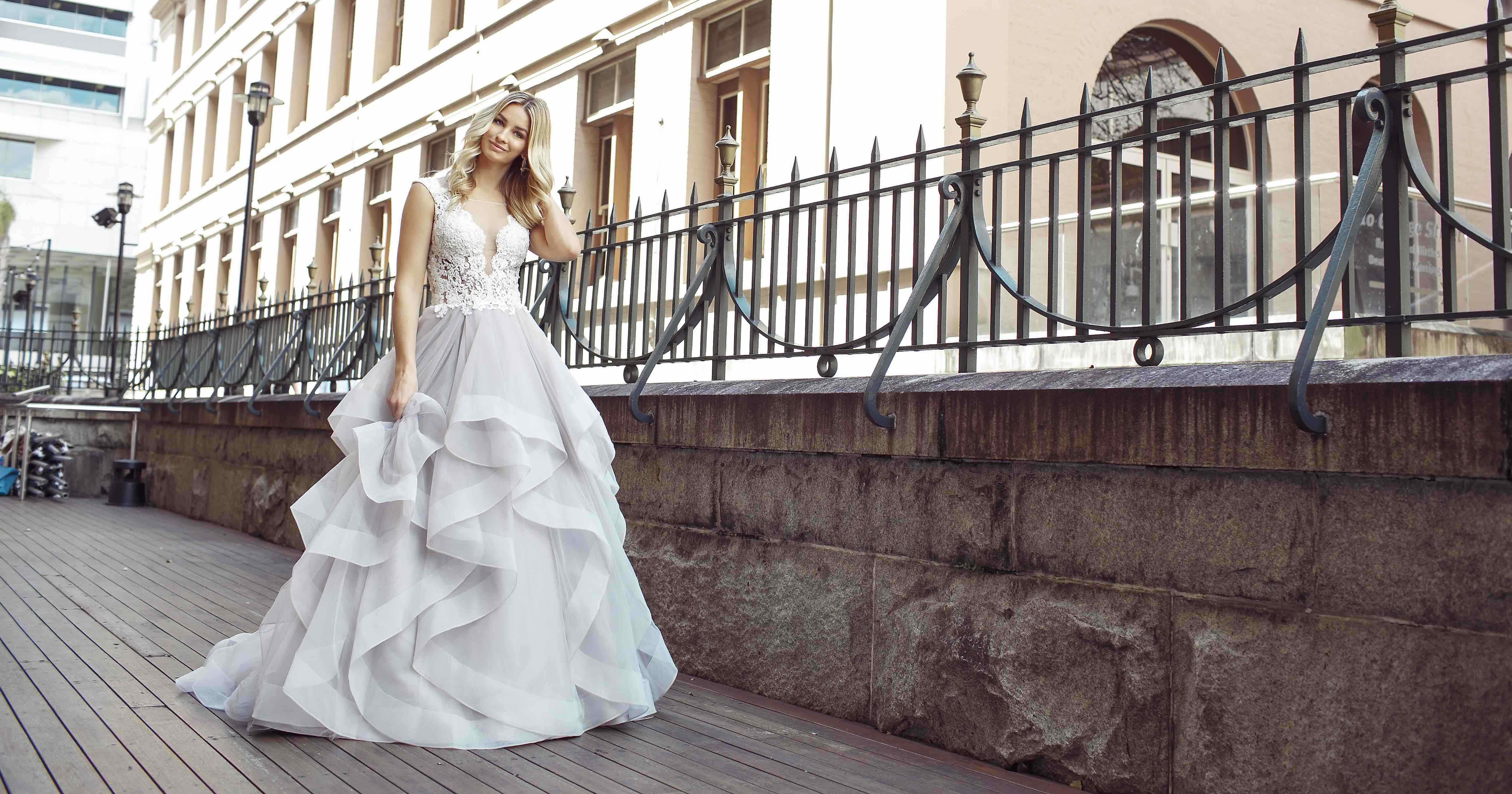 Christian Dior Silk Carmeuse size 2 used wedding dress  Nearly Newlywed