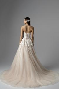 CARRIS M1650L nude ivory lace and tulle ballgown wedding dress Mia Solano Luv Bridal Brisbane Australia