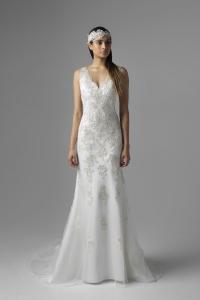 CAMEO M1678Z vintage beaded art deco slip wedding dress Mia Solano Luv Bridal Melbourne Australia