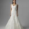 CATALINA M1601Z lace motif and tulle fit and flare wedding dress Mia Solano Luv Bridal Gold Coast Australia
