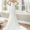 ADELE M1441Z zip back strapless sweetheart scalloped lace wedding dress Luv Bridal Sydney Australia