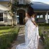 ML5318 EMELIA OFF COLD SHOULDER DETACHABLE SLEEVES LOW BACK FLORAL LACE WEDDING DRESS MADI LANE BRIDAL GOWN AUSTRALIA 2