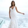 M1849Z Parker fitted patterned lace low back wedding dress mia solano luv bridal australia
