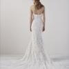 EITHEL PRONOVIAS SWEETHEART STRAPLESS FITTED LACE WEDDING DRESS LUV BRIDAL AUSTRALIA