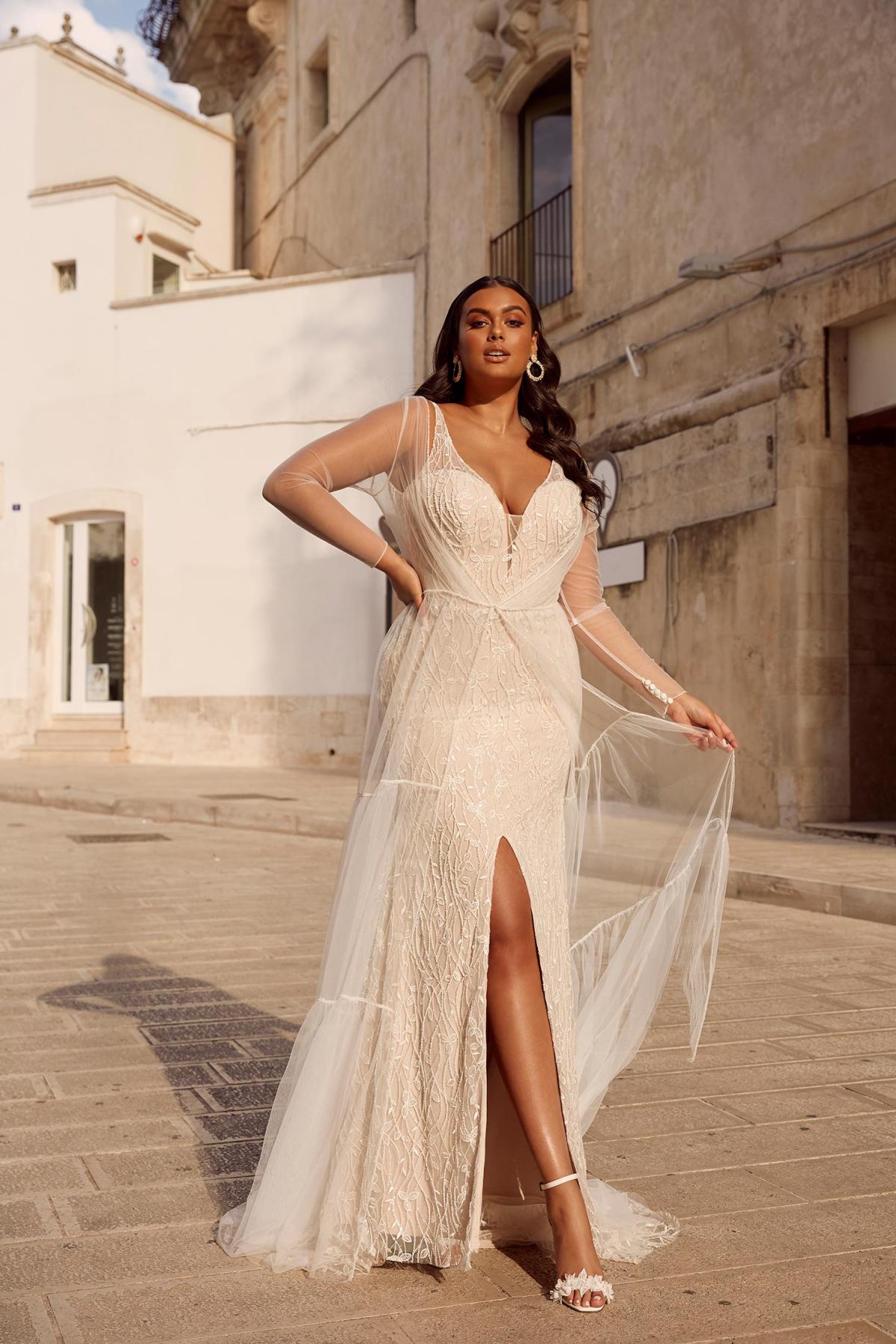 Matina Sheer Wedding Jacket | LUV Bridal