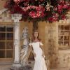 BLAKE ML18012 HI-LOW FIT FLARE SILHOUETTE SEMI-SWEETHEART NECKLINE WITH DETACHABLE BELT AND FLUTTER SLEEVES INCLUDED WITH ZIP CLOSURE FINISH WEDDING DRESS MADI LANE BRIDAL1