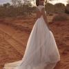 ECHO EY184 FULL LENGTH BALL GOWN WITH ILLUSION BODICE AND ZIP CLOSURE BACK WEDDING DRESS EVIE YOUNG BRIDAL2