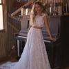 LYRIC EY152 TWO PIECE FULL LENGTH FLOWING GOWN WITH A ILLUSION BODICE WEDDING DRESS EVIE YOUNG BRIDAL1