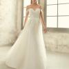 lively S off-the-shoulder tulle wedding dress