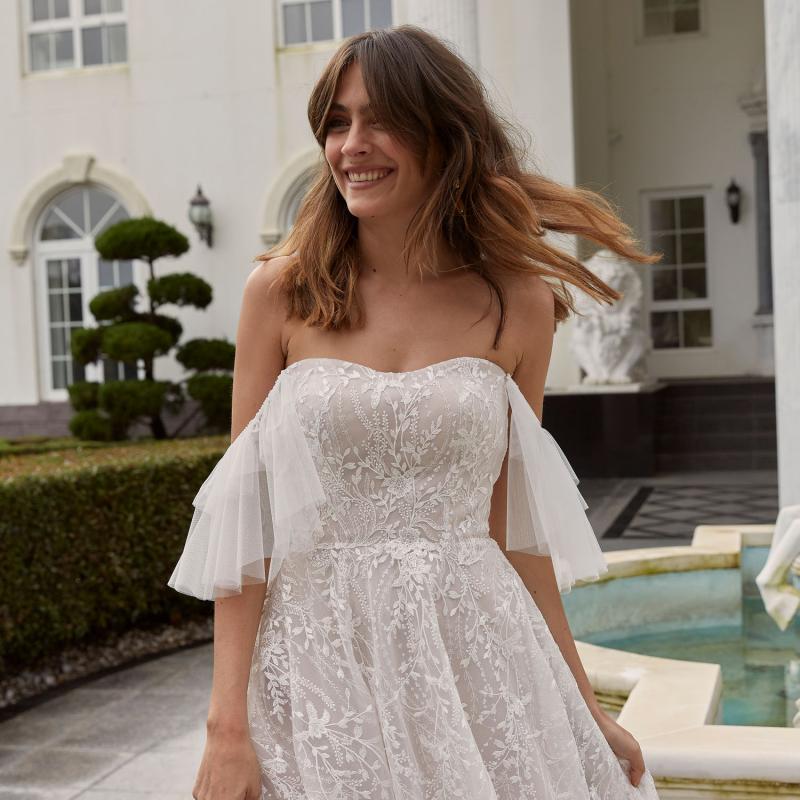 Dayni Bodice Strapless Sweetheart Wedding Dress | LUV Bridal & Formal