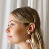 LENA MC411 GOLD HOOP EARRINGS WITH PEARL DROPS 14K GOLD FILL MILANE COLLECTIVE-5