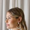 TATE MC425 GOLD HOOP EARRINGS WITH PEARL DROPS 14K GOLD FILL MILANE COLLECTIVE-4
