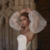 ZOIE_EY310 FULL CREPE FIT SPAGHETTI STRAP FIT AND FLARE WEDDING DRESS WITH DETACHABLE SLEEVES EVIE YOUNG BRIDAL3