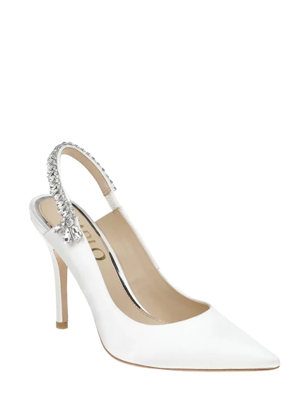 Bonnie Ivory Satin Bridal Shoes