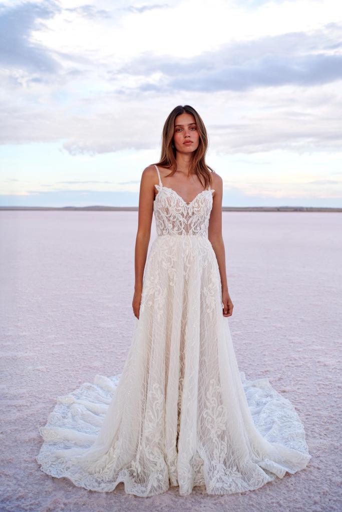 Geneva Soft Satin Wedding Dress by Jeune Bridal LUV Bridal