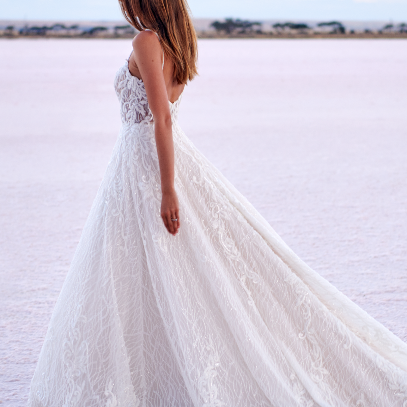 Geneva Soft Satin Wedding Dress by Jeune Bridal LUV Bridal