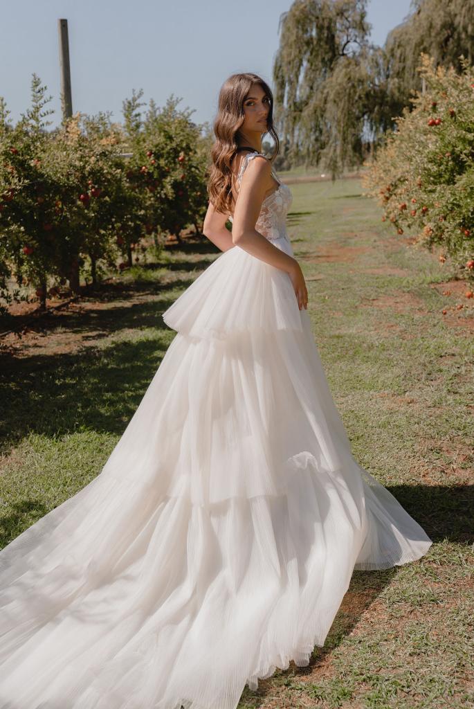 Cinderella Divine A1070W: Embroidered Elegance for Bridal Enchantment
