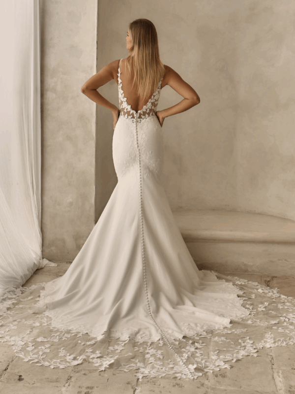 fit and flare wedding dress australia Sparkly Strapless Fit-And-Flare Wedding Dress main image 1