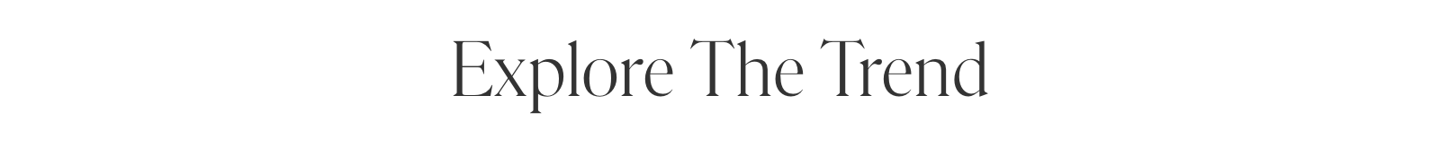 Explore trend heading banner